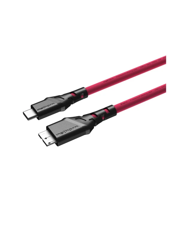 Kabel do tetheringu Mathorn MTC-530M 5m USB C - MicroB Magenta