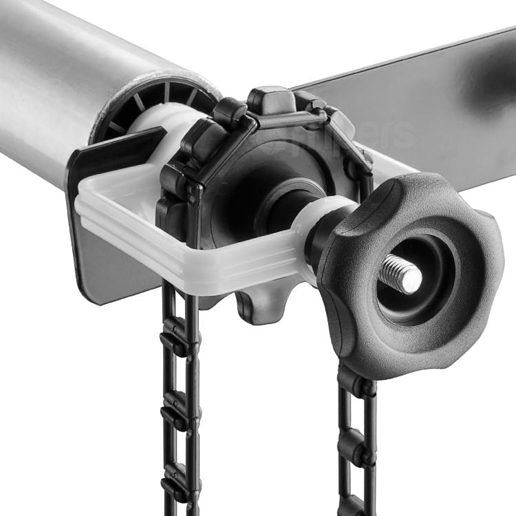 Mechanizm zawieszania tła - napęd pojedynczy