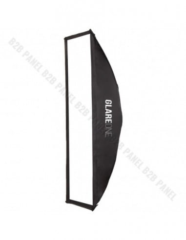 Softbox strip GlareOne 35x140cm PRO z gridem