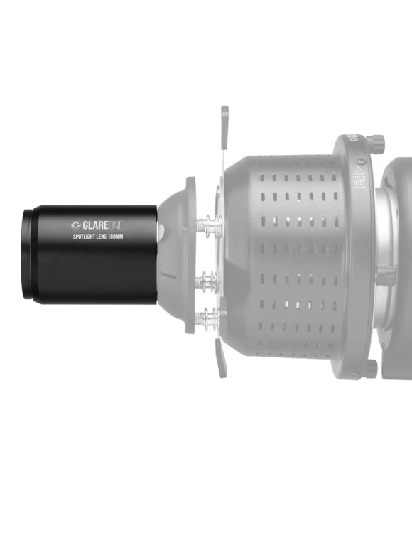 Obiektyw projekcyjny do strumiennicy optycznej GlareOne Spotlight 150mm