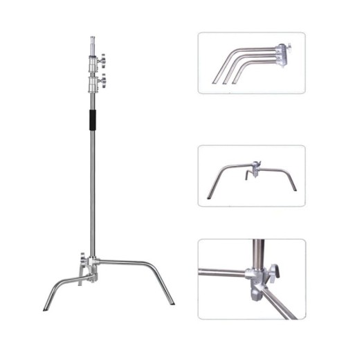 Statyw oświetleniowy Freepower C-stand chromowany