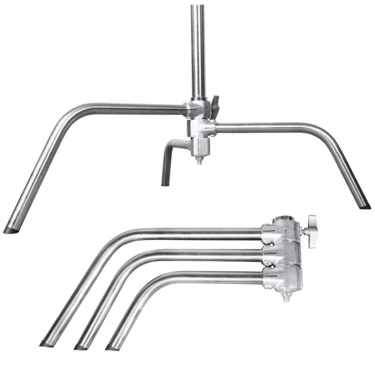 Statyw oświetleniowy Freepower C-stand chromowany 330cm
