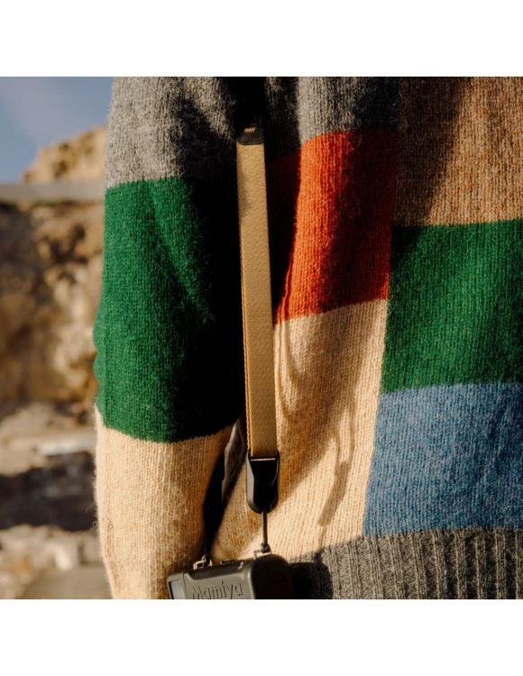 Pasek na szyję do małego aparatu Peak Design Leash v3 - Coyote piaskowy