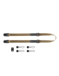 Pasek na szyję do małego aparatu Peak Design Leash v3 - Coyote piaskowy