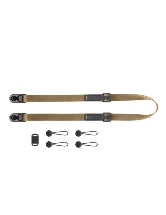 Pasek na szyję do małego aparatu Peak Design Leash v3 - Coyote piaskowy
