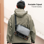 Torba fotograficzna K&F Concept Alpha Sling Bag - 10 l, szara