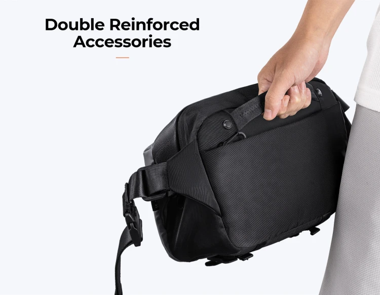 Torba fotograficzna K&F Concept Alpha Sling Bag - 10 l, szara