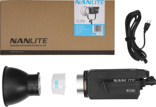 Lampa światła ciągłego Nanlite FS-300B LED Bi-color Spot Light
