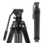 Statyw video K&F Concept VA18 z głowicą VH081