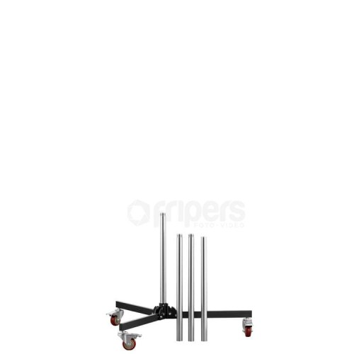 Statyw kolumnowy Freepower Column 240 z ramieniem suwakowym i kółkami