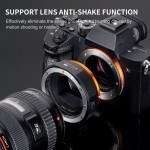 Adapter bagnetowy K&F Concept EF-E IV - Canon EF (obiektyw) - Sony E (body)