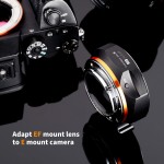 Adapter bagnetowy K&F Concept EF-E IV - Canon EF (obiektyw) - Sony E (body)
