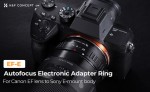 Adapter bagnetowy K&F Concept EF-E IV - Canon EF (obiektyw) - Sony E (body)