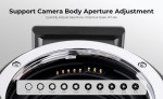 Adapter bagnetowy K&F Concept EF-E IV - Canon EF (obiektyw) - Sony E (body)