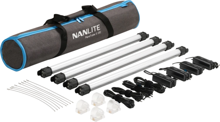 Zestaw 4 lamp LED Nanlite Pavotube II 15C RGB