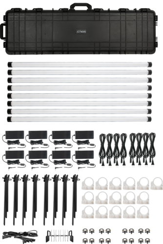 Zestaw 8 lamp LED Nanlite PavoTube II 30XR RGB z walizką