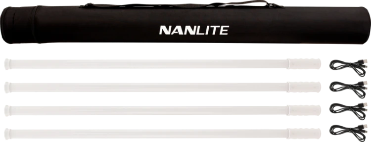 Zestaw 4 lamp LED Nanlite PavoTube T8-7X RGB miecze świetlne