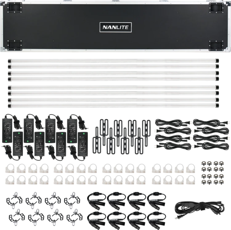 Zestaw 8 Lamp LED Nanlite PavoTube II 60XR Tube Light