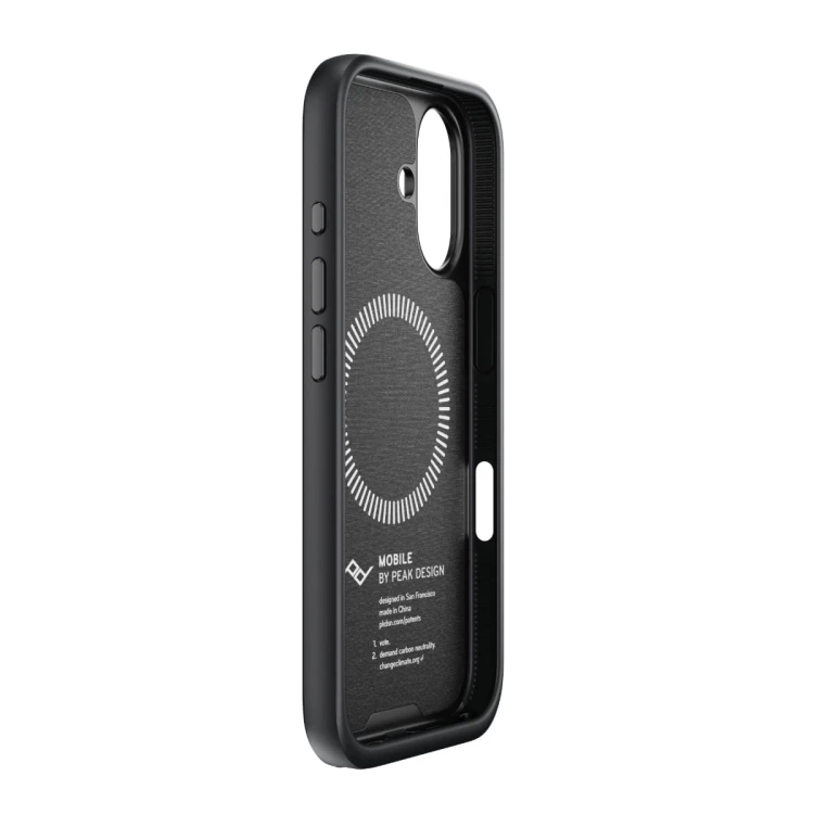 Etui Peak Design Mobile Everyday Fabric Case iPhone 16 Standard Charcoal - grafitowy
