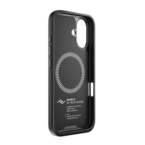 Etui Peak Design Mobile Everyday Fabric Case iPhone 16 Standard Charcoal - grafitowy