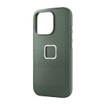 Etui Peak Design Mobile Everyday Fabric Case iPhone 16 Pro Sage - szarozielony