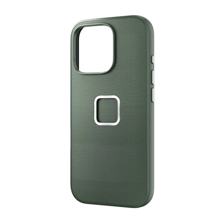 Etui Peak Design Mobile Everyday Fabric Case iPhone 16 Pro Sage - szarozielony
