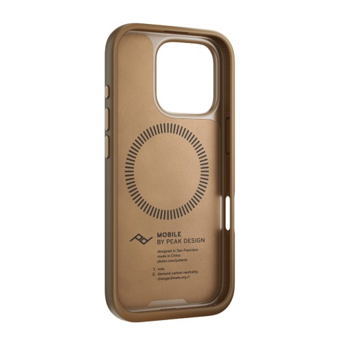 Mobile Everyday Clarino Case iPhone 16 Pro Tan - M-MC-BU-BR-1_Studio_10.jpeg