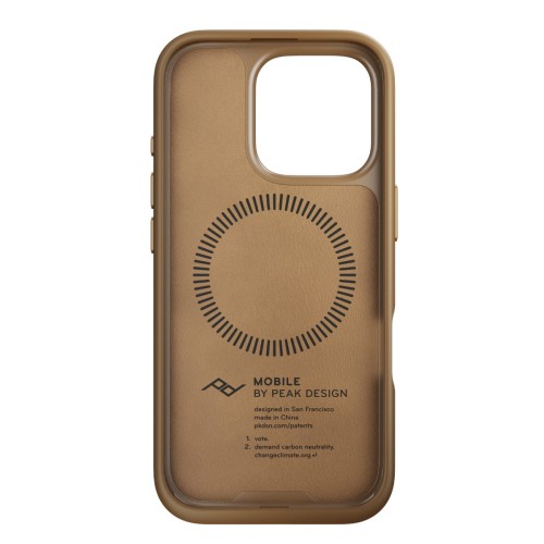 Mobile Everyday Clarino Case iPhone 16 Pro Tan - M-MC-BU-BR-1_Studio_12.jpeg