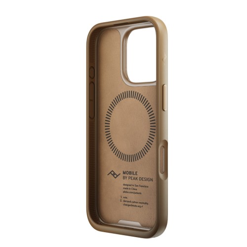 Mobile Everyday Clarino Case iPhone 16 Pro Tan - M-MC-BU-BR-1_Studio_15.jpeg