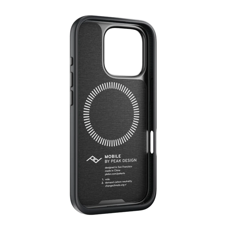 Mobile Everyday Fabric Case iPhone 16 Pro Charcoal - M-MC-BU-CH-1_Studio_10.jpeg