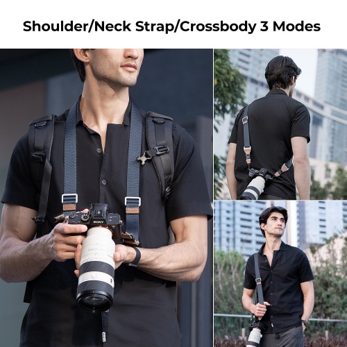 Pasek do aparatu K&F Concept Alpha Strap - ciemnoszary