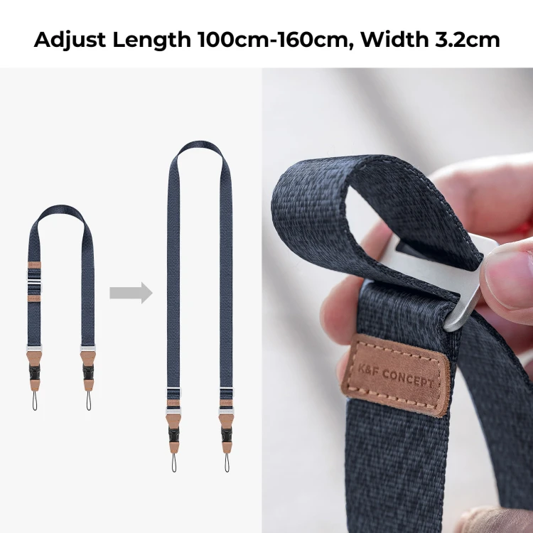 Pasek do aparatu K&F Concept Alpha Strap - ciemnoszary