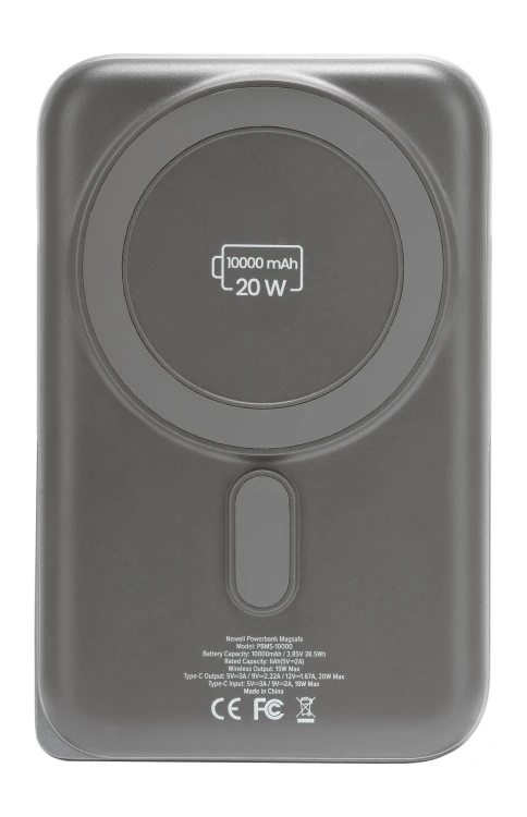 Power Bank do Iphone'a Newell MS-10000 MagSafe 10000 mAh PD 20W - szary
