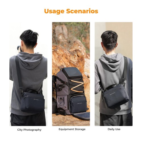 Torba fotograficzna K&F Concept Sling Bag - 5l, granatowa