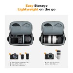 Torba fotograficzna K&F Concept Sling Bag - 5l, czarna