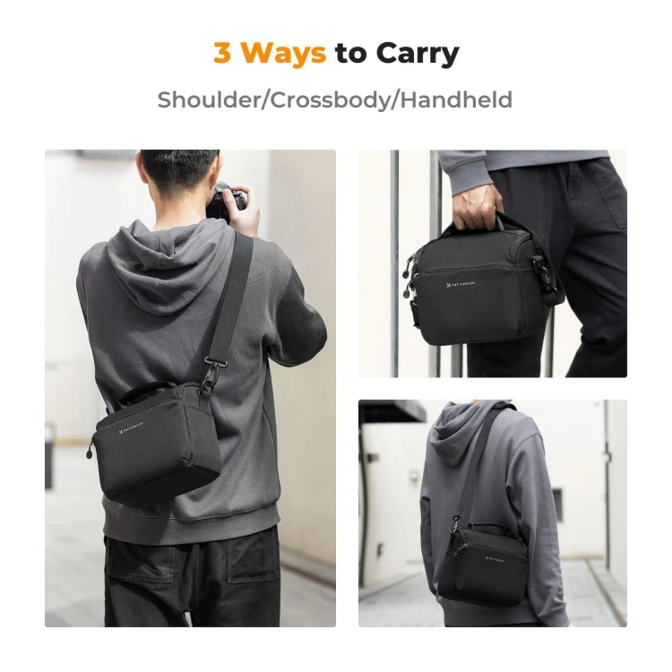 Torba fotograficzna K&F Concept Sling Bag - 5l, czarna
