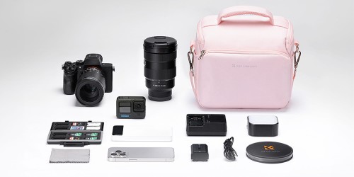 Torba fotograficzna K&F Concept Sling Bag - 5l różowa