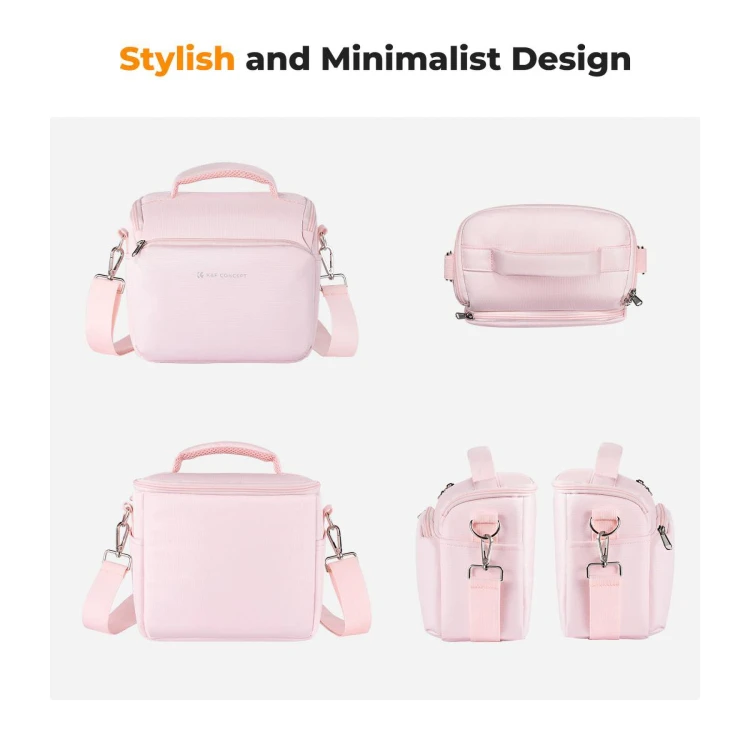 Torba fotograficzna K&F Concept Sling Bag - 5l różowa