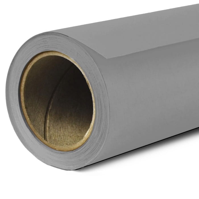 Tło kartonowe Savage 1,35m x 5,5m szare Fashion Gray #56