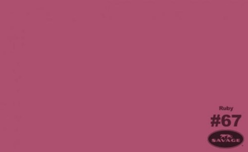 Tło kartonowe Savage  2,7 x 11m ciemnoróżowe Ruby #67