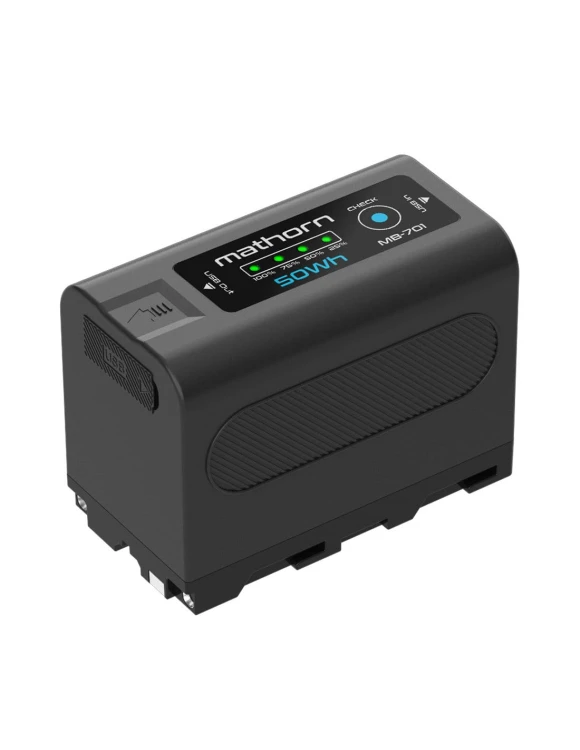 Akumulator Mathorn MB-701, 6700mAh USB-C LCD typ Sony NP-F770