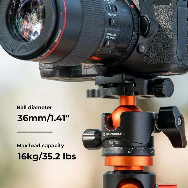 Głowica kulowa K&F Concept BH-36L do 16kg