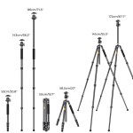 Statyw karbonowy K&F Concept X254C4 z głowicą kulową BH-30