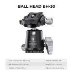Statyw karbonowy K&F Concept X254C4 z głowicą kulową BH-30