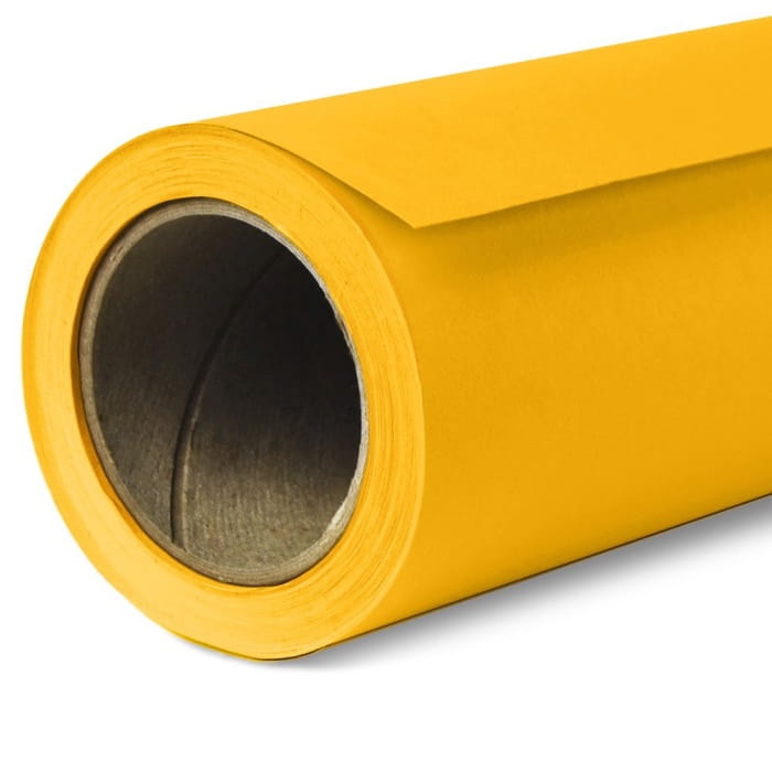 Tło kartonowe Savage 1,35m x 5,5m żółte Deep Yellow #71