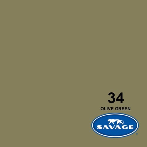 Tło kartonowe Savage 2,7m x 5,5m oliwkowe Olive Green #34