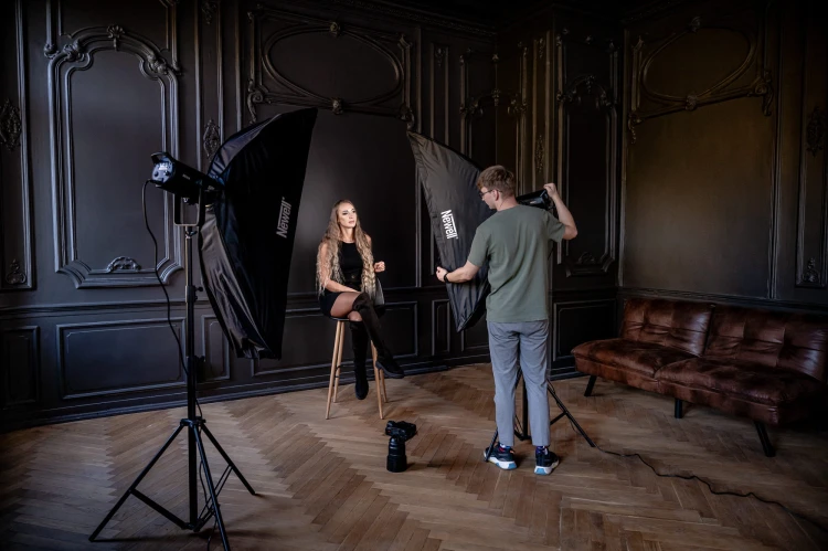 Softbox strip prostokątny Newell 35 x 140cm