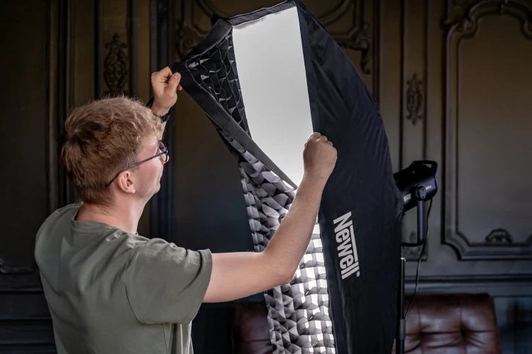 Softbox strip prostokątny Newell 35 x 140cm