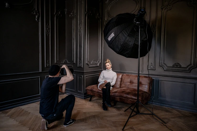 Softbox paraboliczny Newell 120cm z gridem