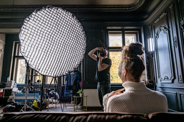 Softbox paraboliczny Newell 120cm z gridem